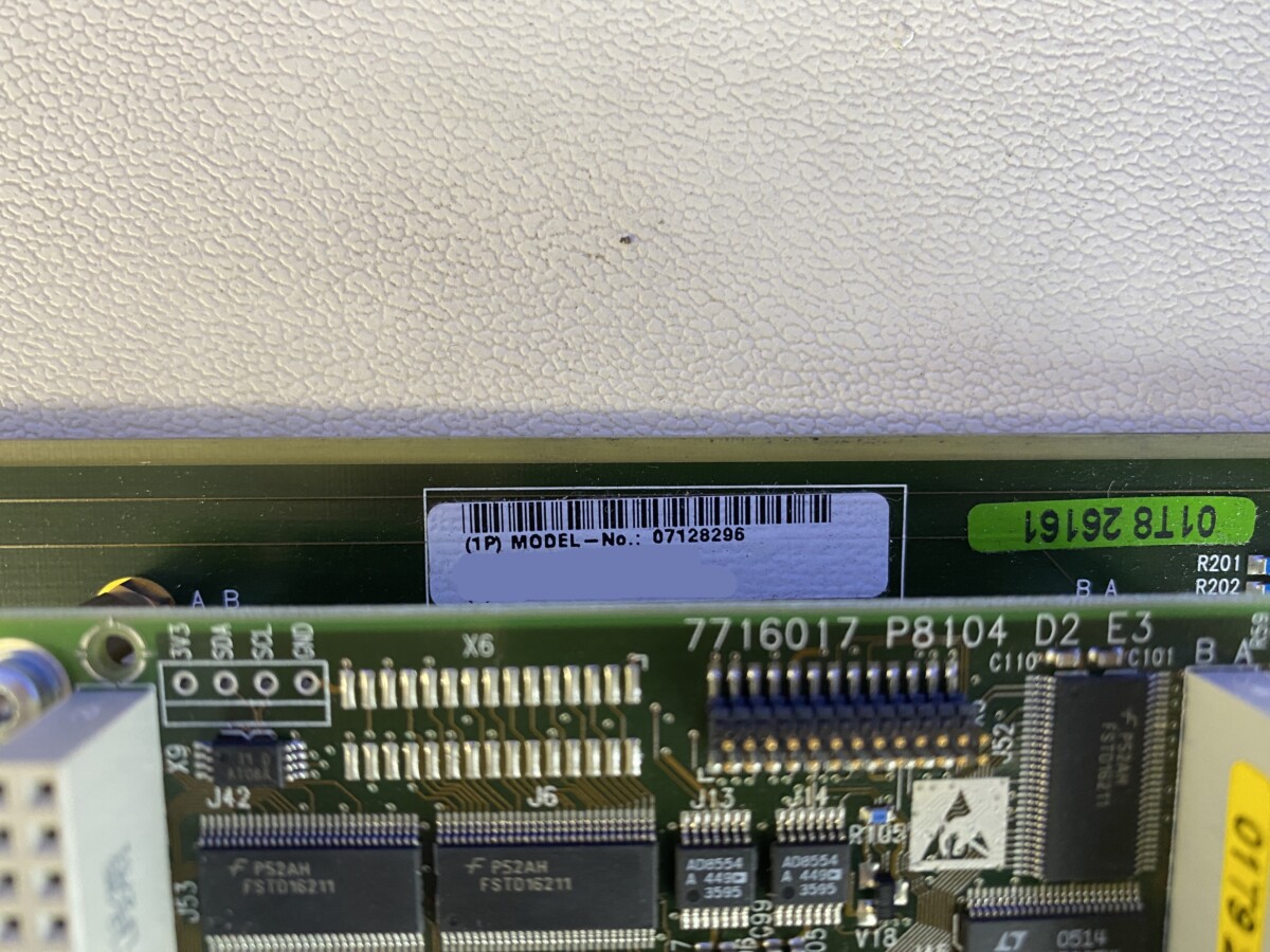 Siemens - ADU D513 Platine - ADU D513 Board - PN 8904950