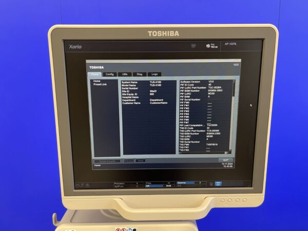 Toshiba Xario 100 Ultraschallgerät / Toshiba Xario 100 Ultrasound System