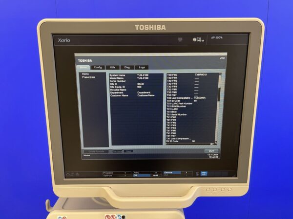 Toshiba Xario 100 Ultraschallgerät / Toshiba Xario 100 Ultrasound System