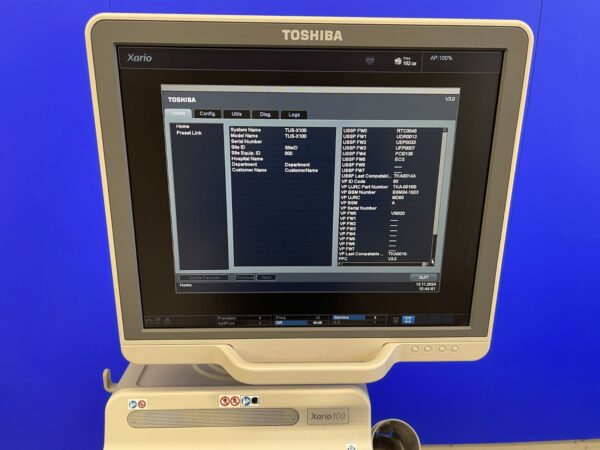 Toshiba Xario 100 Ultraschallgerät / Toshiba Xario 100 Ultrasound System