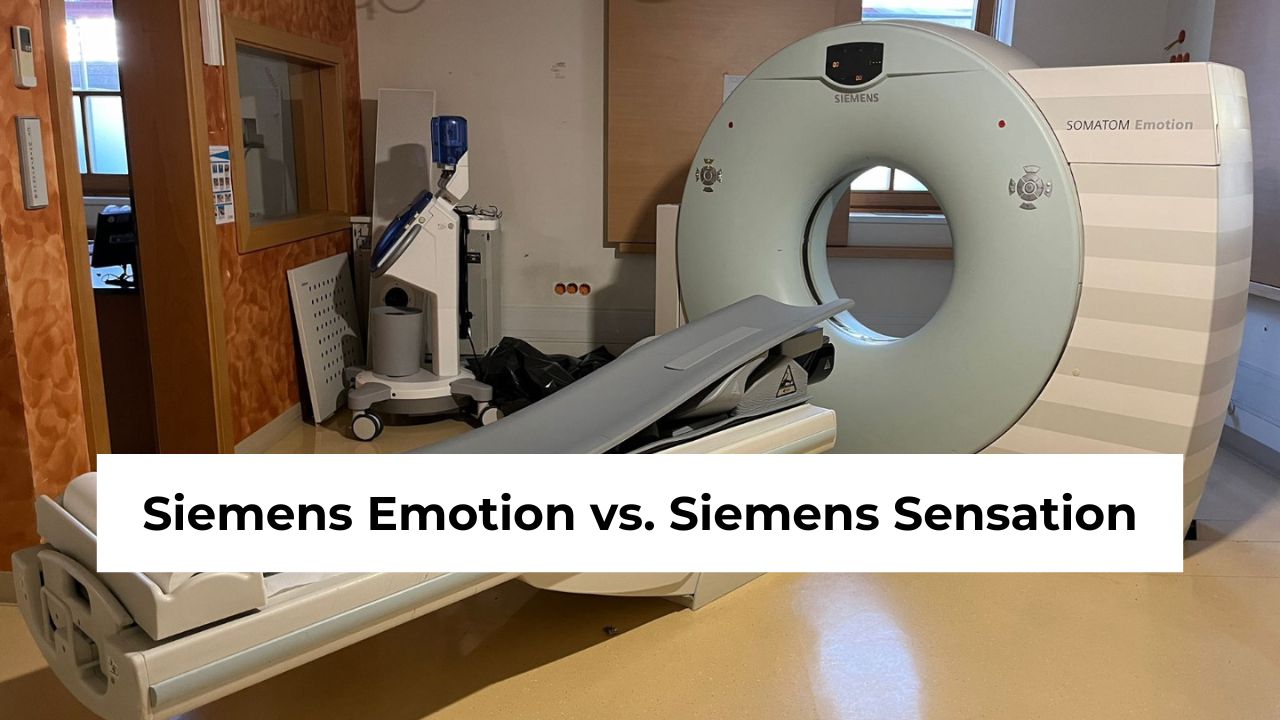 Siemens Emotion vs. Siemens Sensation Vergleich der CT-Systeme