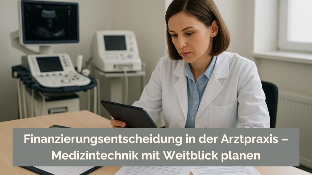 Finanzierungsentscheidung in der Arztpraxis