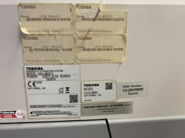 Toshiba - iSYTLE - Ultrasound System - Ultraschallgerät - REF SSH-880CV