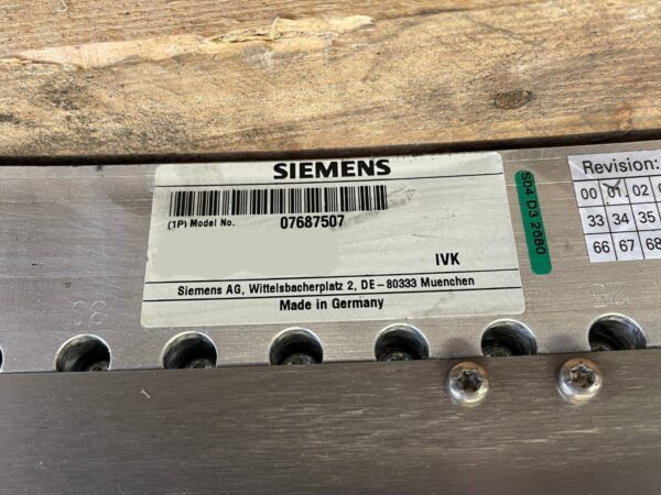 Siemens - Detector - Detektor - PN 7687507 / 10186180 / 10023408