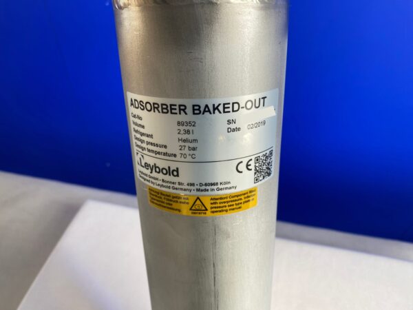 Leybold - Adsorber - PN 89352