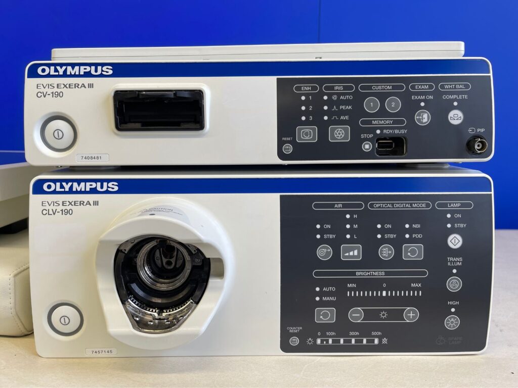 Olympus EVIS EXERA III-Serie: CV-190 Videoprozessor und CLV-190 Lichtquelle