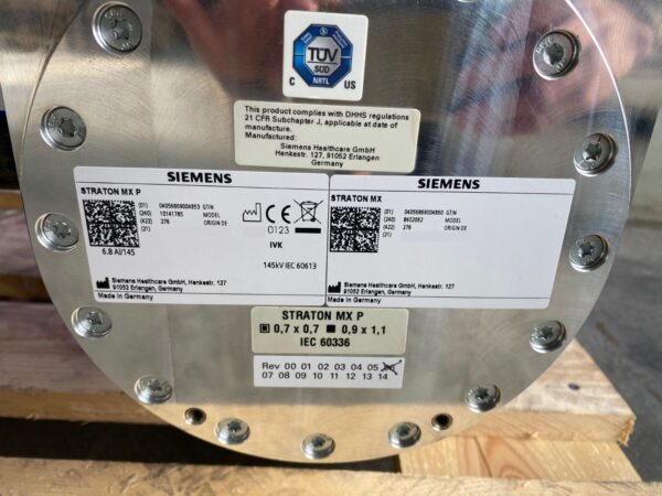 Siemens - Straton MX P - X-ray Tube - Röntgenröhre - PN 10141785 - 8402062