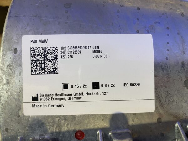 Siemens - Single Tank Unit P40 MoW-100G - X-ray Tube - Röntgenröhre - PN 10141920 - 10141960 - 3122509