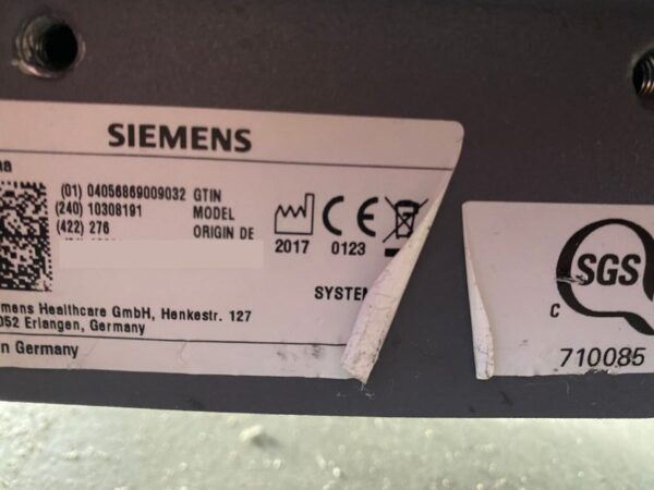 Siemens - Cios Alpha - C-Bogen System - C-arm System - REF 10308191