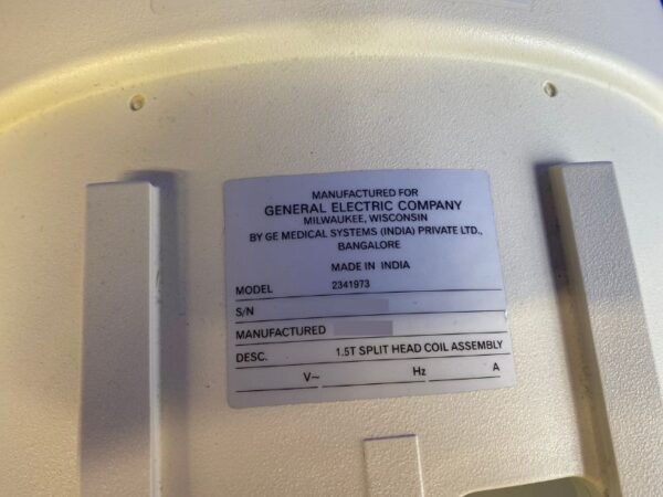 GE HealthCare - Split Head Coil - Geteilte Kopf-Spule - PN 2341973