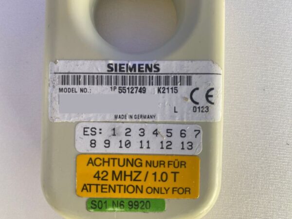 Siemens - Loop Coil (Small) - Ring-Spule (klein) - PN 5512749 K2115