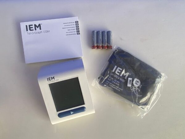 IEM - Tel-O-Graph GSM - Self Blood Pressure Monitor - Selbst-Blutdruckmessgerät - REF 3010001