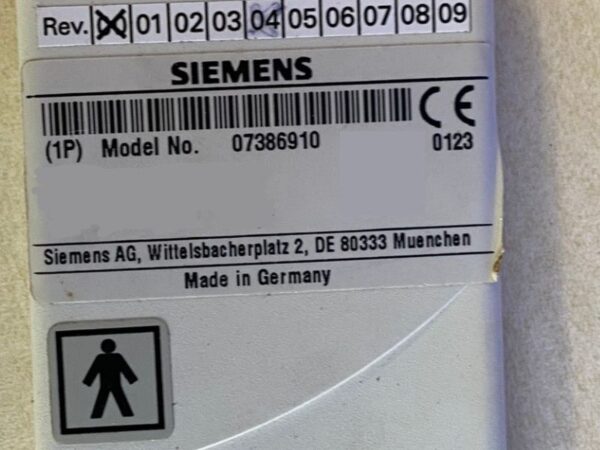 Siemens - PERU Physiol. ECG/Respiratory Unit - PERU Physiol. ECG/Beatmungseinheit - PN 7386910