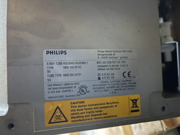 Philips - Röntgenröhre - X-ray Tube - PN 989000085142 - 989000004701