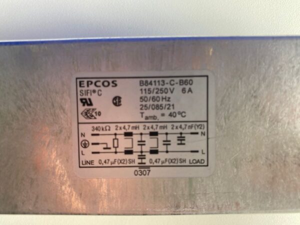 EPCOS - Power Supply Filter - Stromversorungsfilter - PN B84113-C-B60