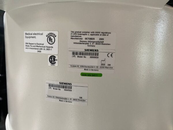 Siemens - ARCADIS Avantic - C-Bogen-System - C-arm System - REF 10143408