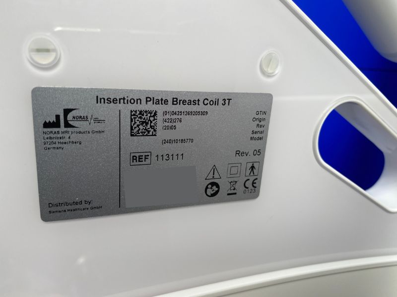 Siemens - Brust-Spule - Breast Coil - PN 114747