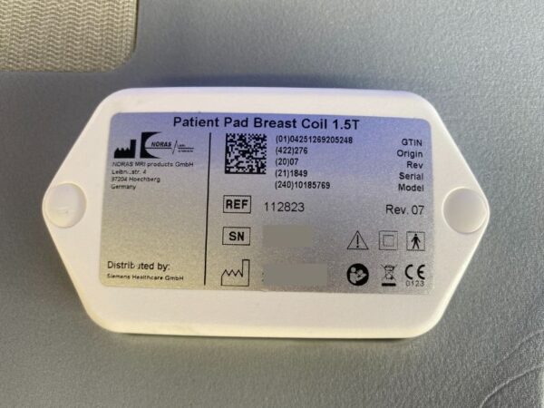 Siemens - Patientenauflage für Brustspule - Patient Pad Breast Coil - PN 10185769 - 112823