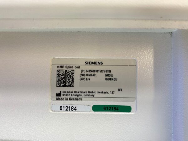 Siemens - mMR Spine Coil - mMR-Wirbelsäulenspule - PN 10606491