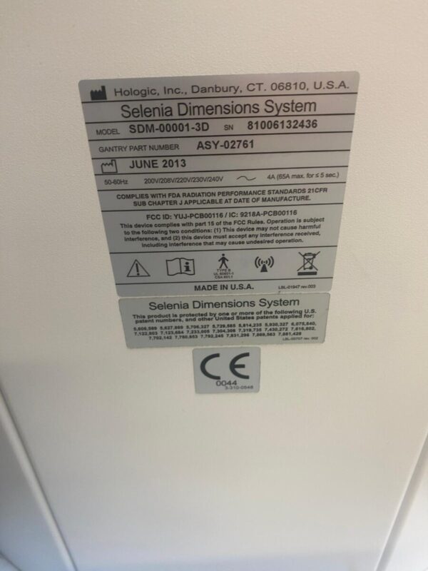 Hologic - Mammography System - Mammographie-System - Selenia Dimensions