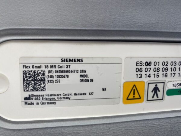 Siemens - Flex Small 18 MR Coil - Flex-18-MR-Spule (klein) - PN 10835670