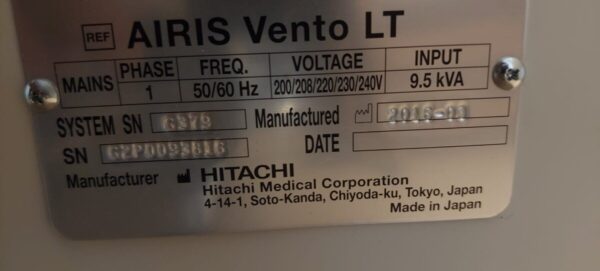 Hitachi - MRT-Scanner - MRI Scanner - AIRIS Vento LT