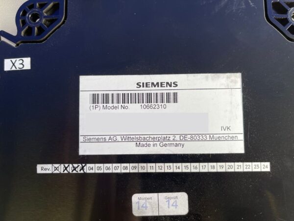 Siemens - Gantry Control Panel (Left) - Gantry-Steuerpult (Links) - PN 10662310