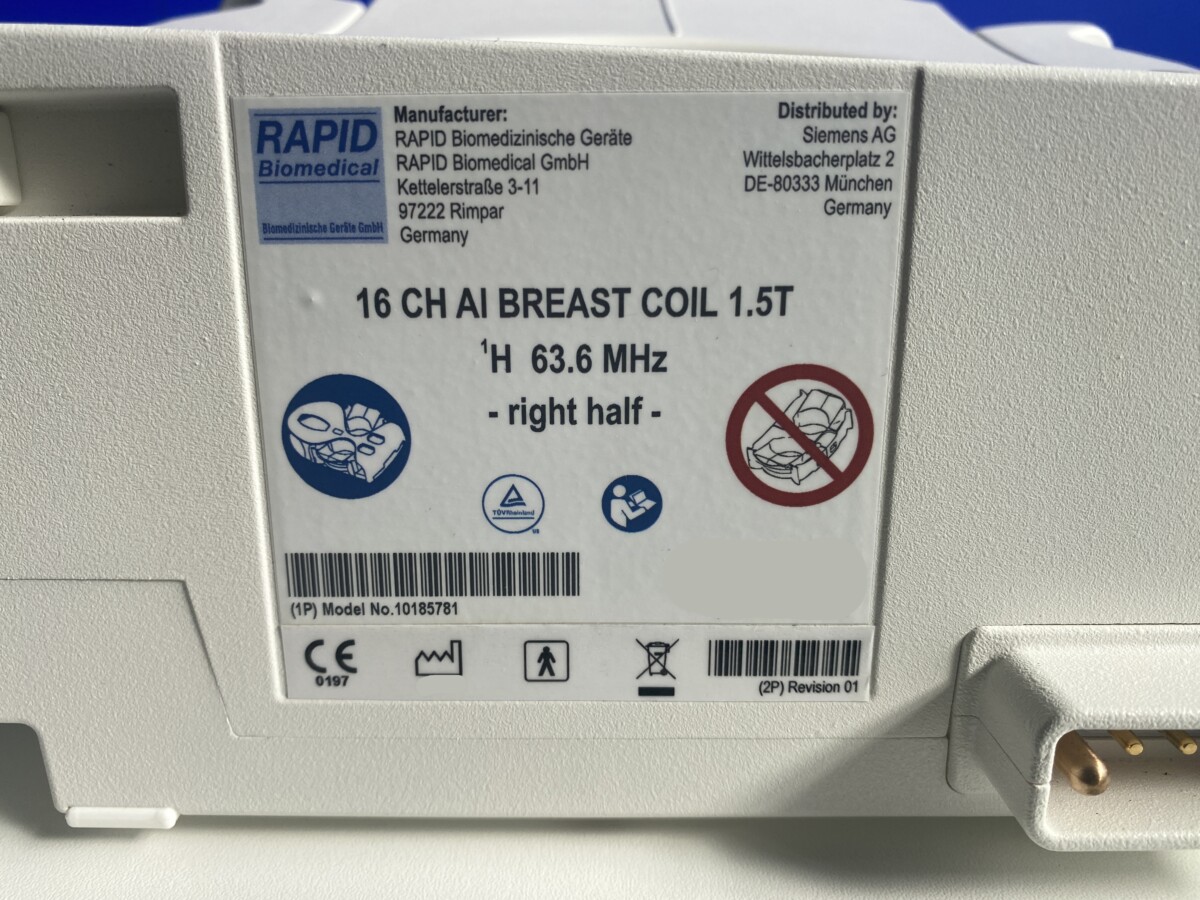 Siemens - 16-Kanal-Brust-MRT-Spule - 16Ch Breast MR Coil - PN 10185781