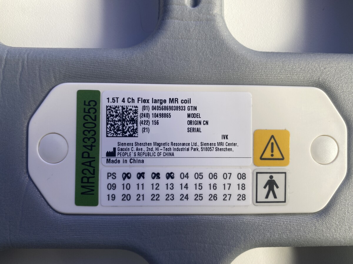 Siemens - 4Ch Flex MR Coil (Large) - 4-Kanal Flex-Spule (groß) - PN 10498865