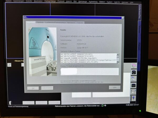 Siemens - MRT-Scanner - MRI Scanner - MAGNETOM Avanto - REF 7391167