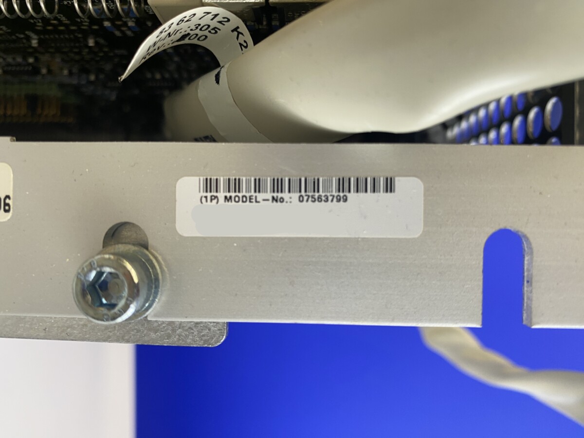 Siemens - Assembly Carrier 6HE 34TE K2259 E5 S.S.U. - Baugruppenträger 6HE 34TE, K2259 E5 S.S.U. - PN 7563799 - 7564060