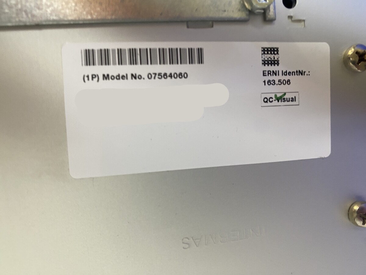 Siemens - Assembly Carrier 6HE 34TE K2259 E5 S.S.U. - Baugruppenträger 6HE 34TE, K2259 E5 S.S.U. - PN 7563799 - 7564060