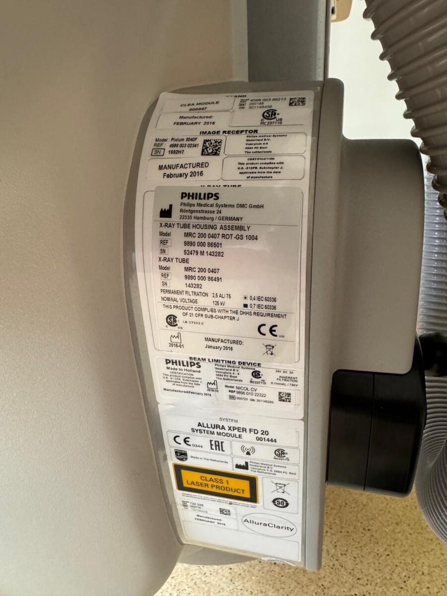 Philips - Angiography System - Angiographie-System - Allura Clarity (Monoplane Ceiling)