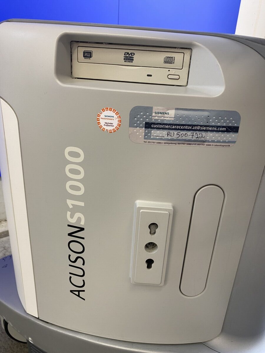 Siemens - Ultrasound System - Ultraschallgerät - ACUSON S1000 - REF 10441701