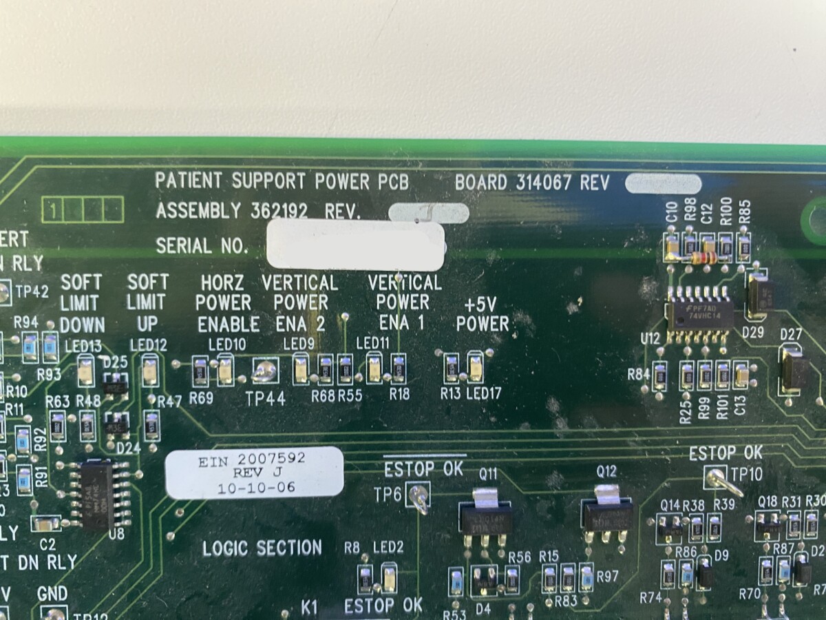 Philips - Patient Support Power Board - Patientenliege-Leistungsplatine - PN 362192 - 314067