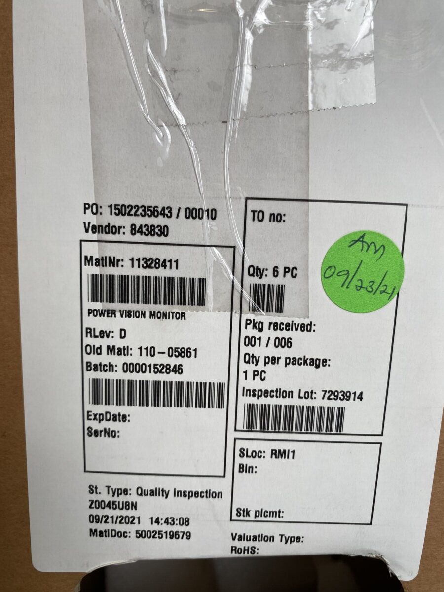 Siemens - Power Vision Monitor - Power‑Vision‑Monitor - PN 11328411 - 103