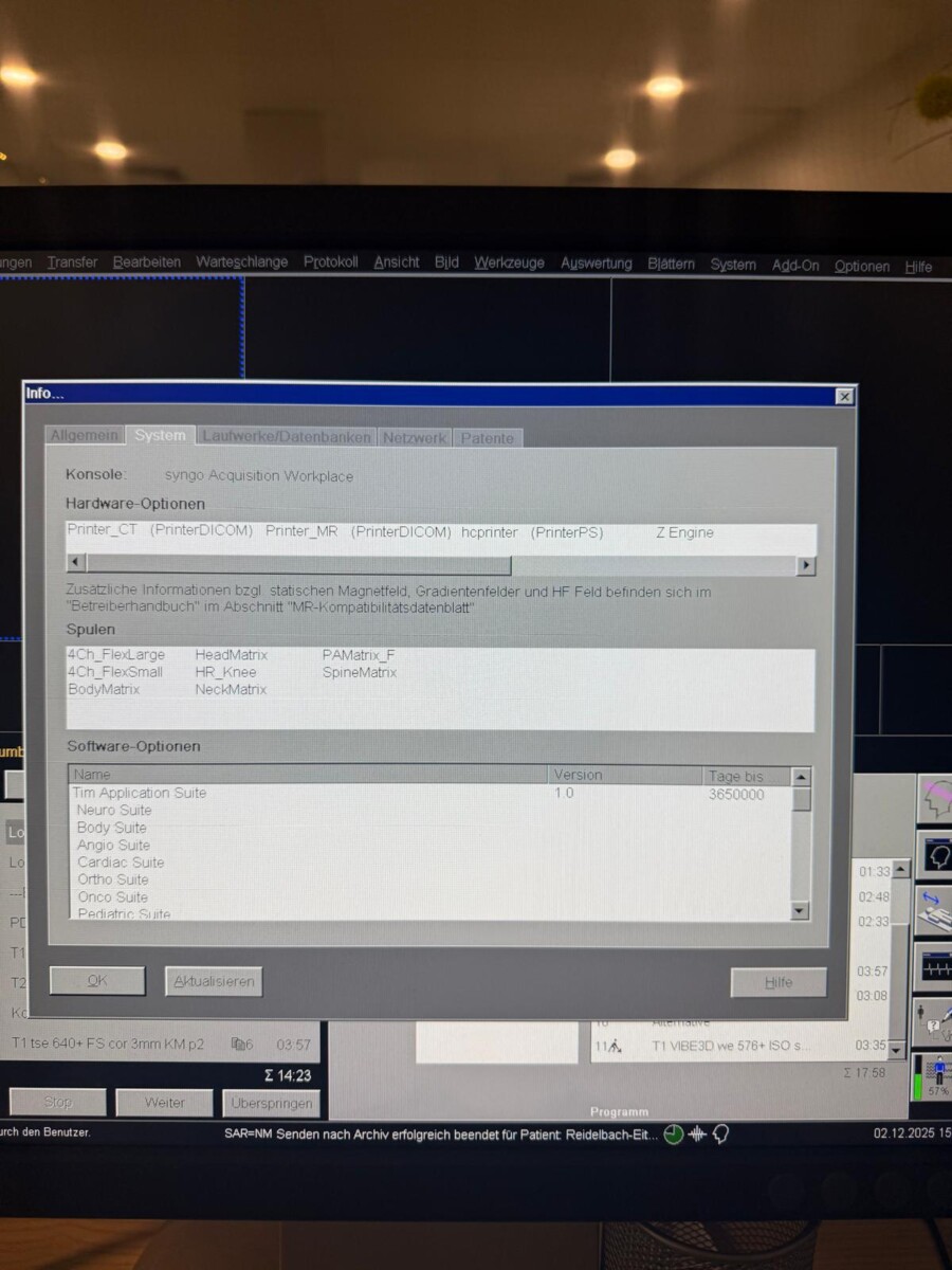 Siemens - MRI Scanner - MRT-Scanner - MAGNETOM Espree - REF 10018165