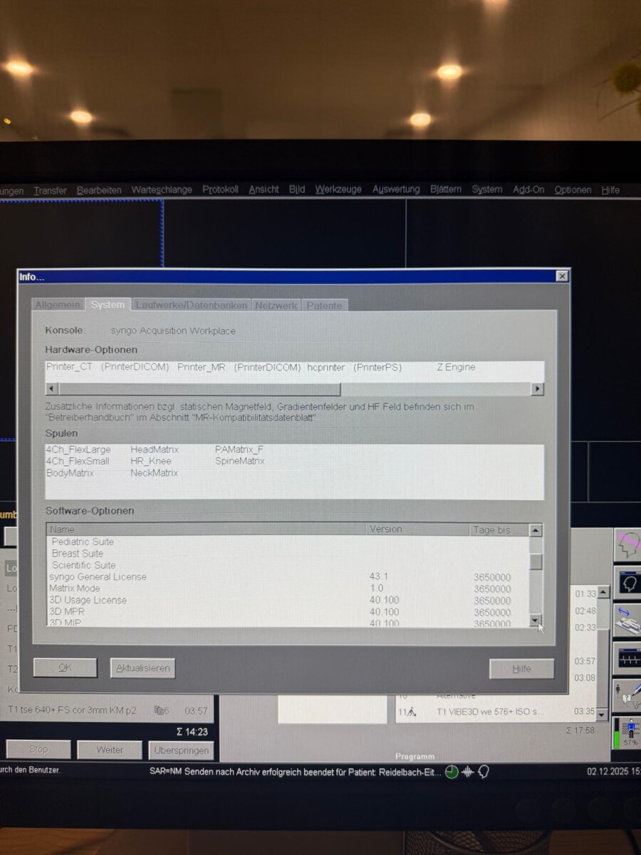 Siemens - MRI Scanner - MRT-Scanner - MAGNETOM Espree - REF 10018165