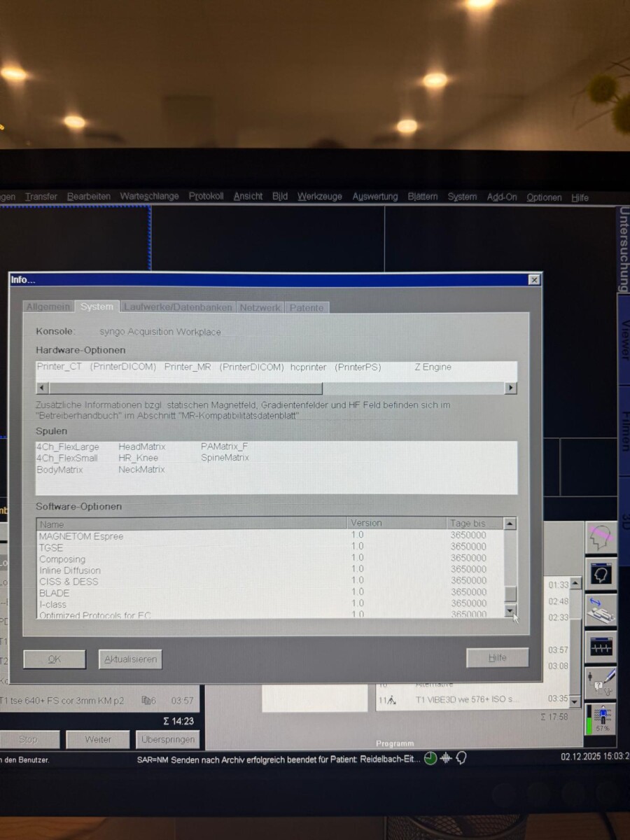 Siemens - MRI Scanner - MRT-Scanner - MAGNETOM Espree - REF 10018165