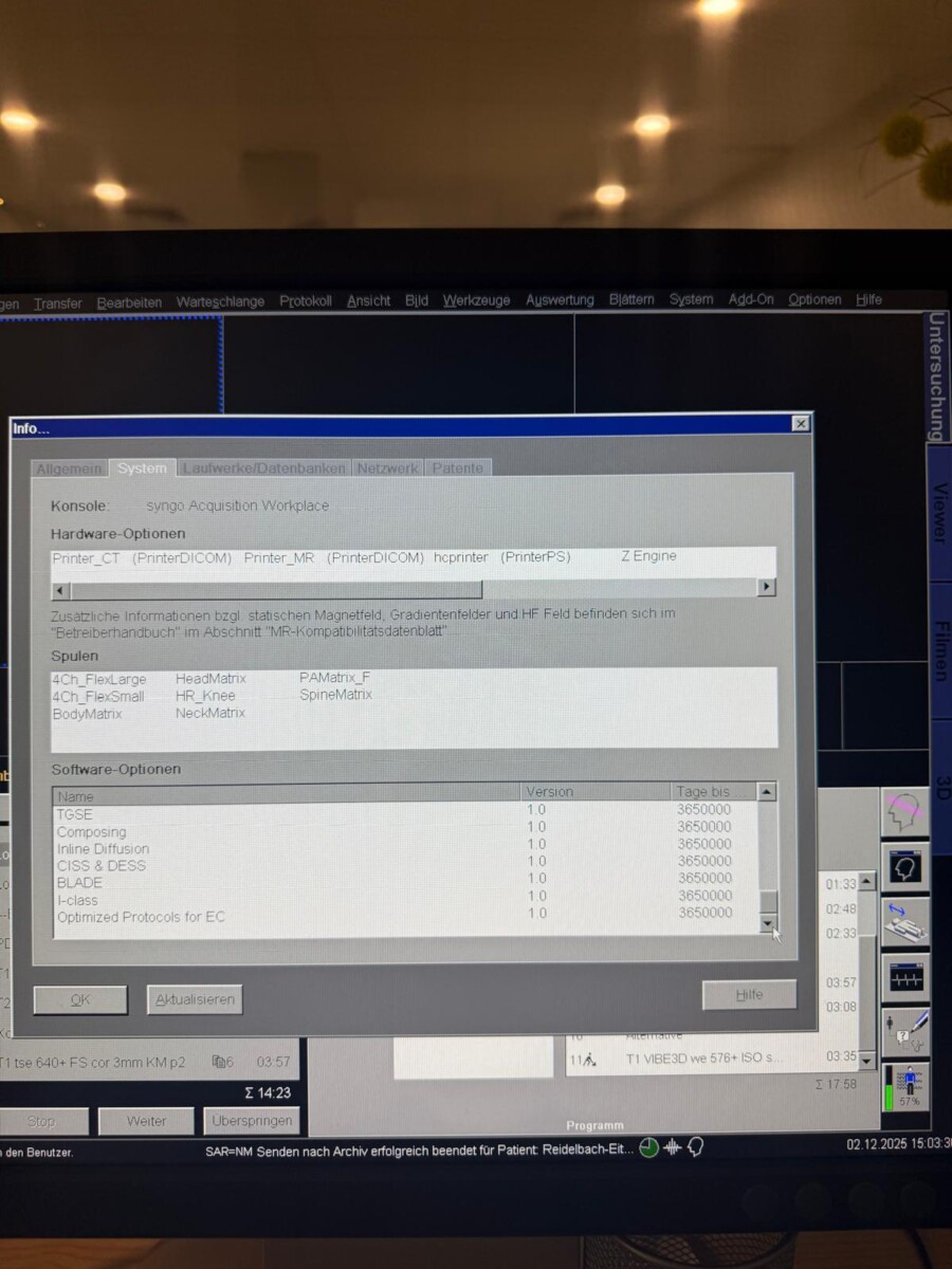 Siemens - MRI Scanner - MRT-Scanner - MAGNETOM Espree - REF 10018165