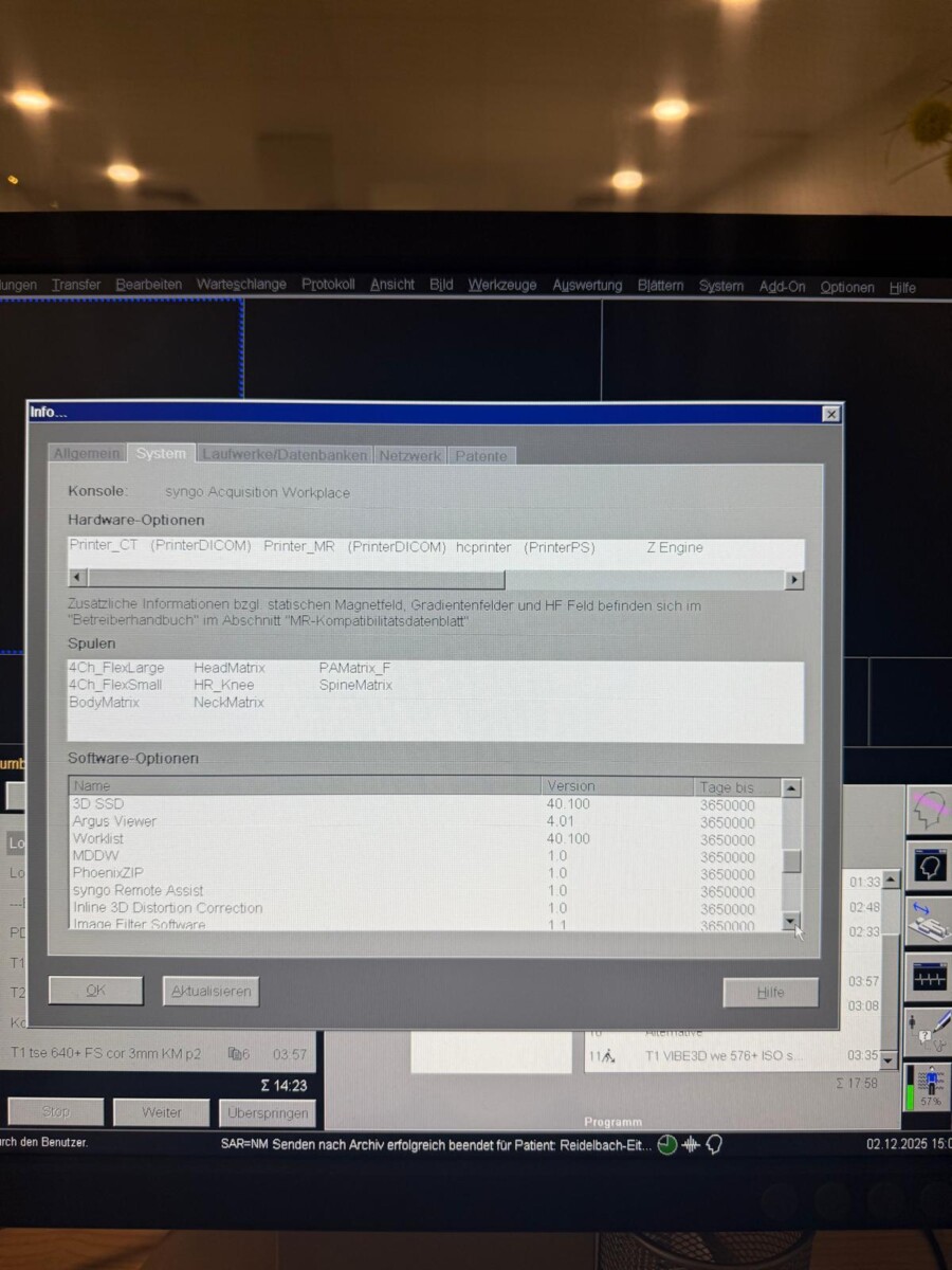 Siemens - MRI Scanner - MRT-Scanner - MAGNETOM Espree - REF 10018165