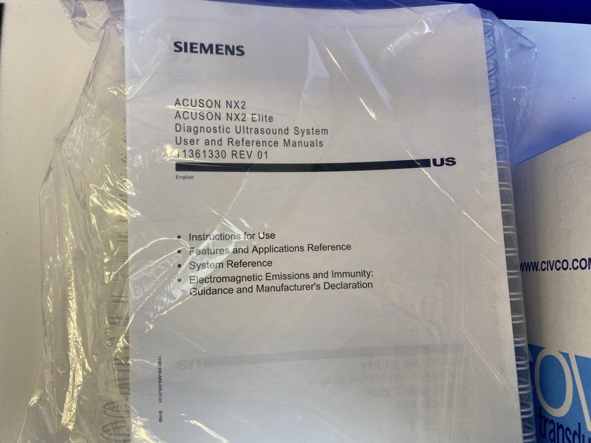 Siemens - Ultraschallsystem - Ultrasound System - ACUSON NX2 -REF 11284381