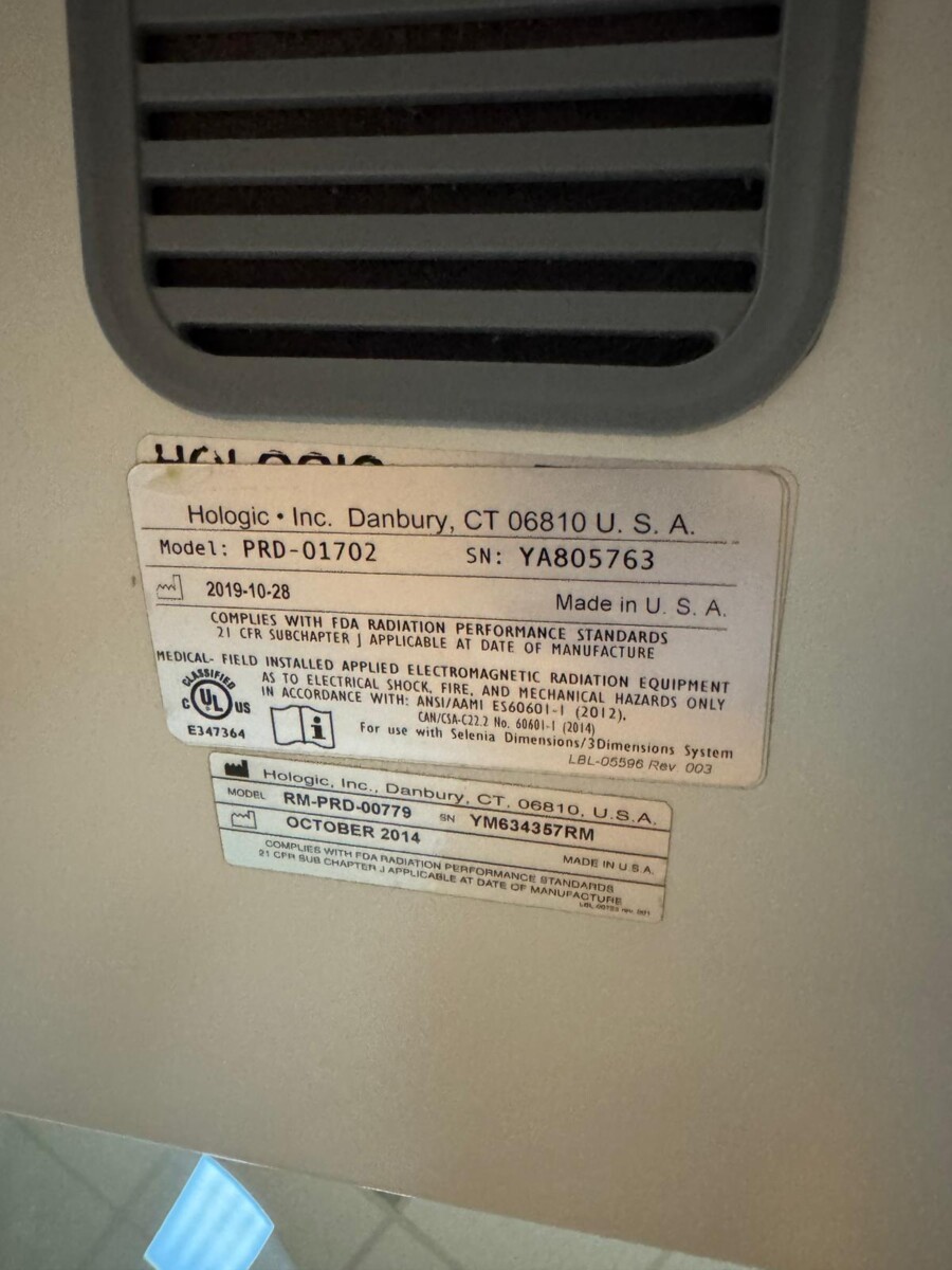 Hologic - Selenia Dimension 3D - Mammographie-System - Mammography System - REF SDM-00001-2D