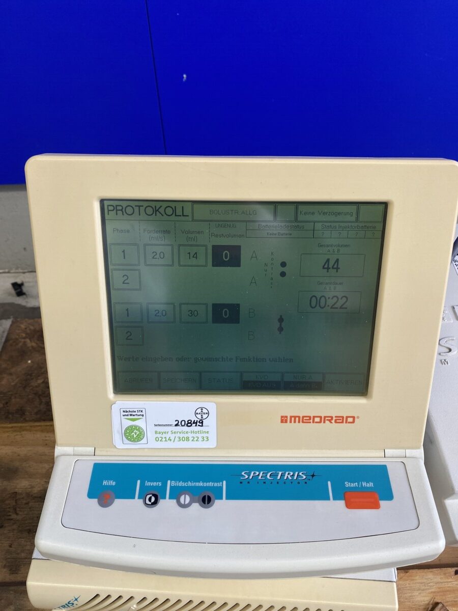 Bayer - MRI Media Injector - MRT-Kontrastmittelinjektor - SHS 200