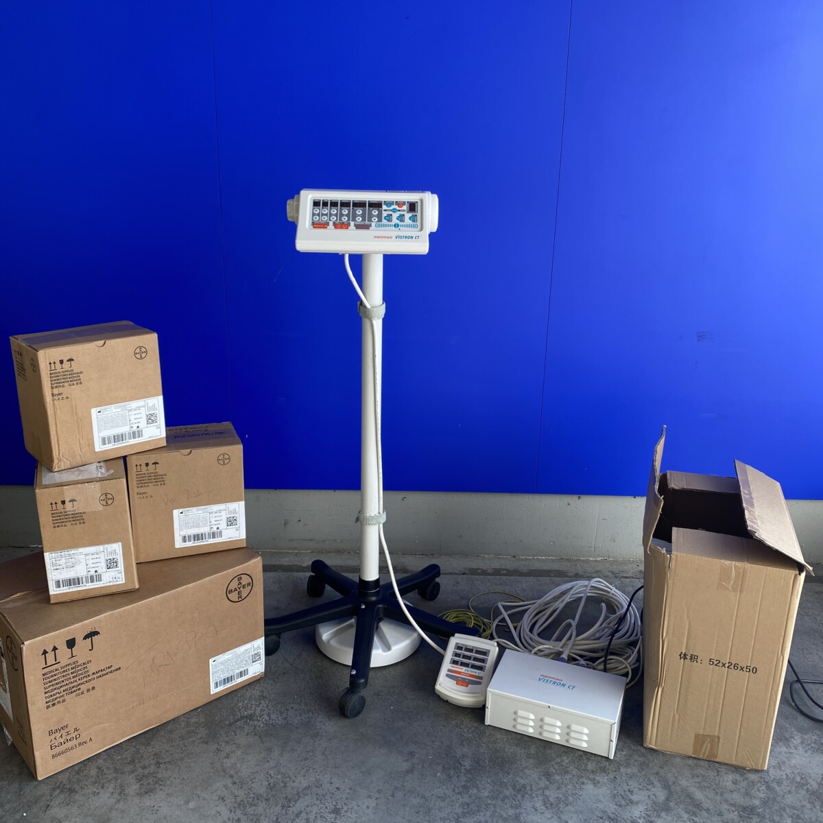 Bayer - CT-Kontrastmittelinjektor - CT Contrast Media Injector - VISTRON CT - REF VHU 600