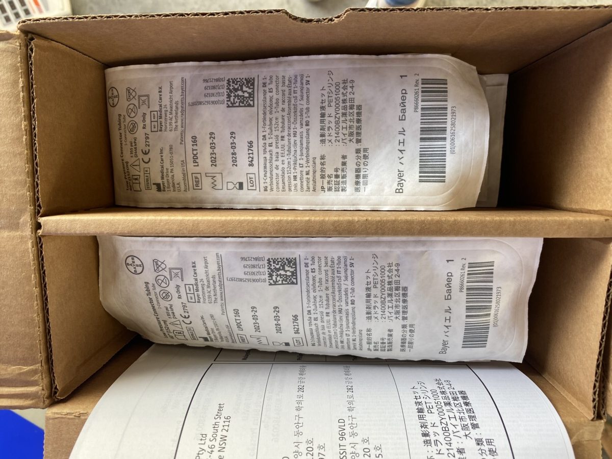 Bayer - CT-Kontrastmittelinjektor - CT Contrast Media Injector - VISTRON CT - REF VHU 600