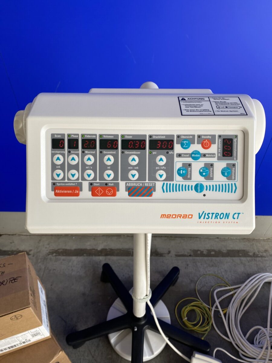 Bayer - CT-Kontrastmittelinjektor - CT Contrast Media Injector - VISTRON CT - REF VHU 600