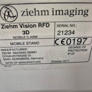 Ziehm Vision RFD 3D