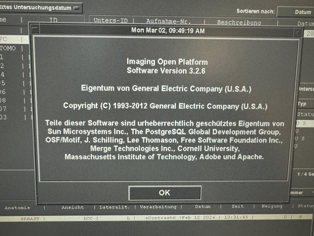 GE HealthCare - Mammographie-System - Mammography System - Senographe Essential - REF 5149752-4