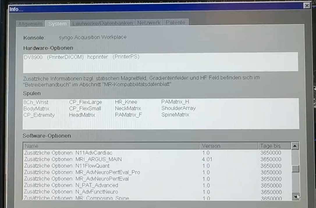 Siemens - MAGNETOM Avanto - MRT-Scanner - MRI Scanner - REF 7391167 - Baujahr 2008